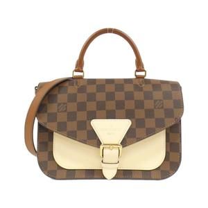 Louis Vuitton Beaumarchais Damier Ebene Bag Ebene/Creme